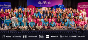 group photo shetech explorer day 2024 with governor cox